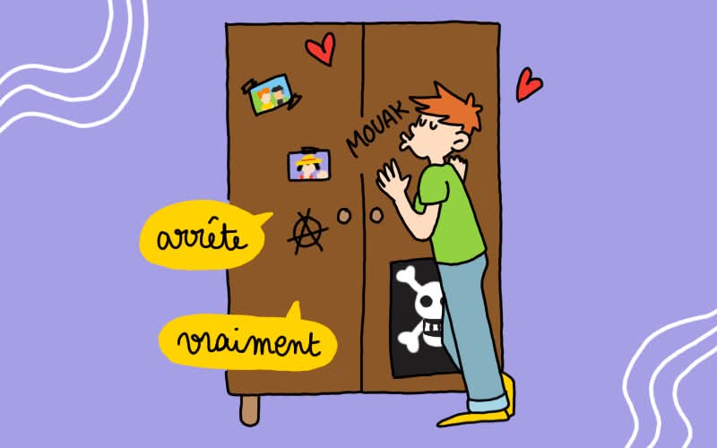 Mémoires d'une personne en relation exclusive avec le placard