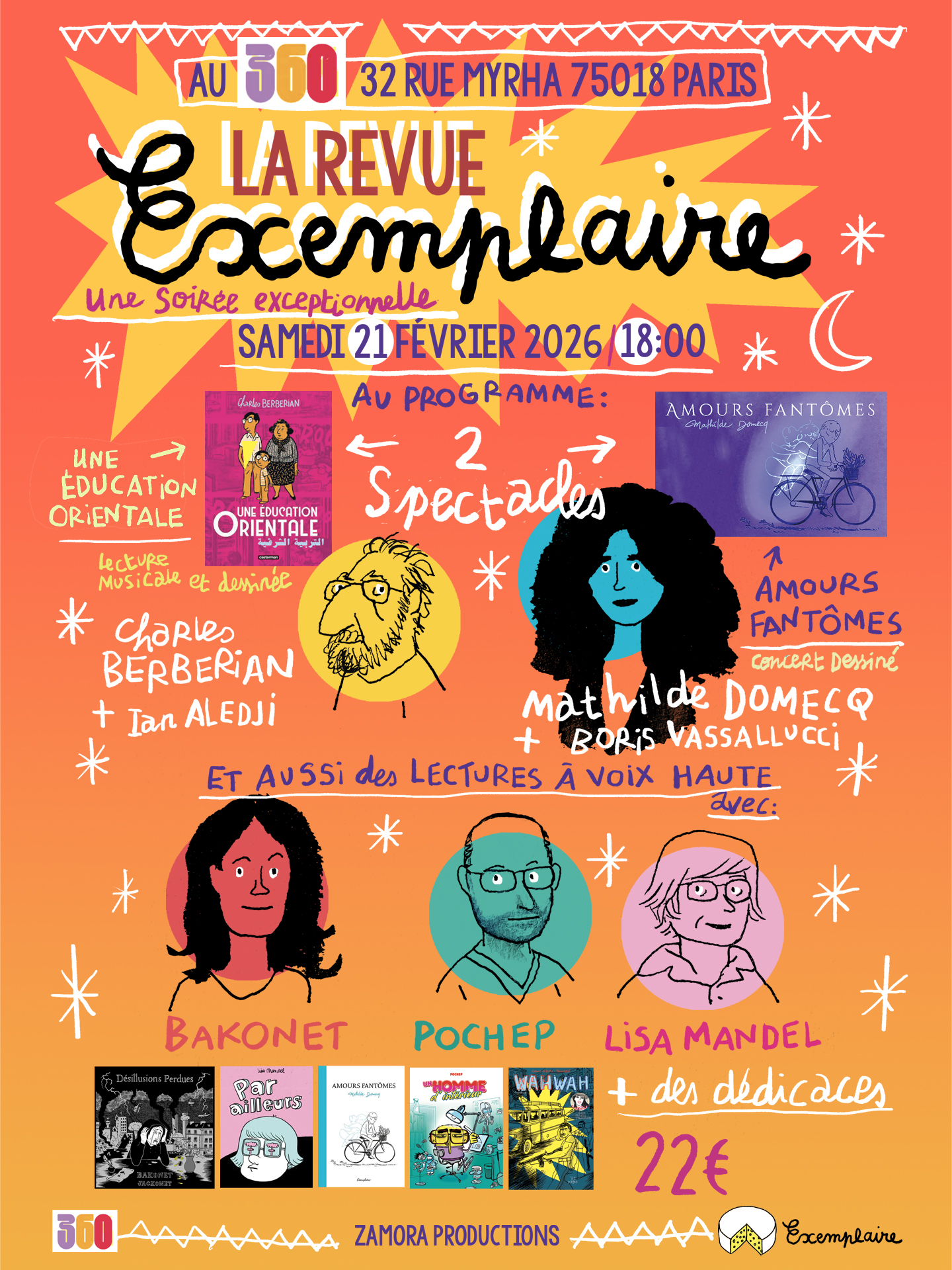 Affiche pour La Revue Exemplaire !