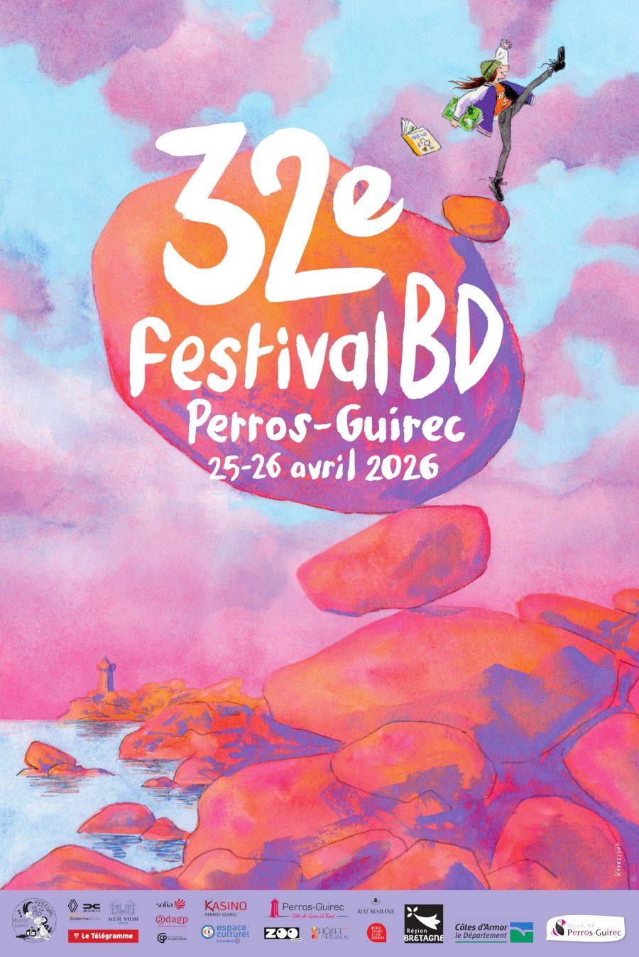 Affiche pour Festival Perros-Guirec