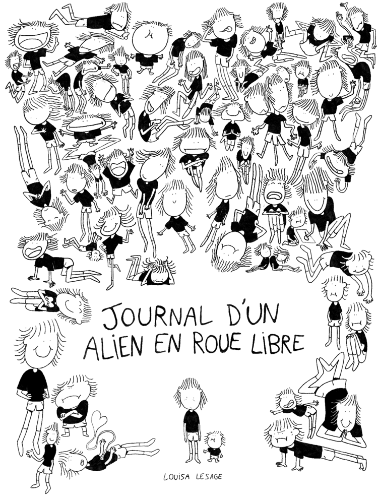 Couvertude de Journal d'un Alien en roue libre