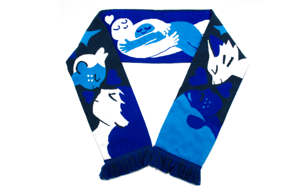 Couvertude de Echarpe Amours Fantômes